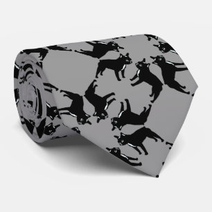 French Bulldog bw Tie