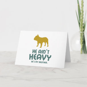 French Bulldog Card