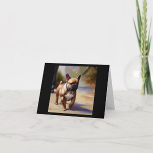 French Bulldog  Card