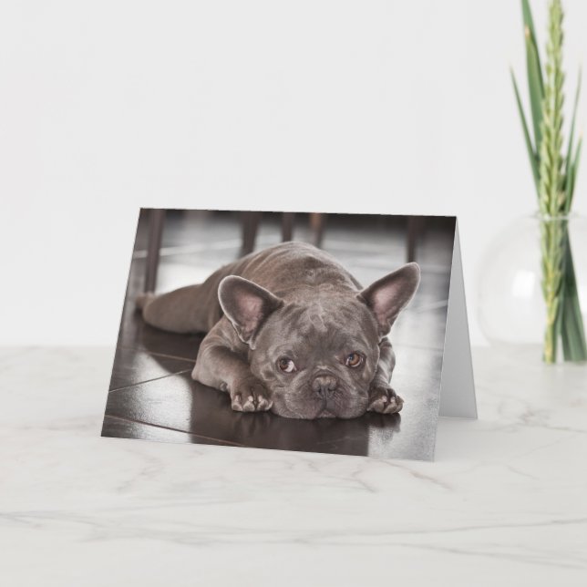 French Bulldog Card (Front)