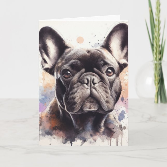 French Bulldog Card (Front)