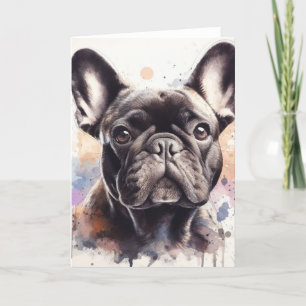 French Bulldog Card