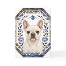 French Bulldog Chinoiserie Greeting