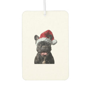 French Bulldog Christmas  Car Air Freshener