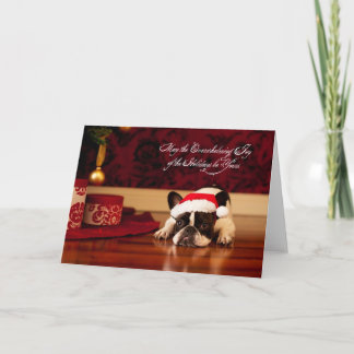 French Bulldog Christmas Card