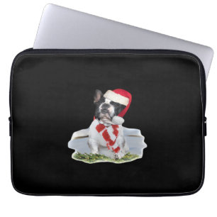 French Bulldog Christmas Day Holidays Gifts Classi Laptop Sleeve