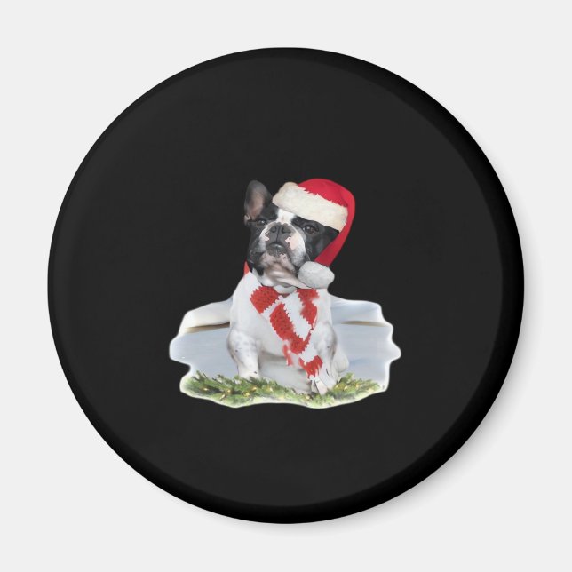 French Bulldog Christmas Day Holidays Gifts Classi Magnet (Front)