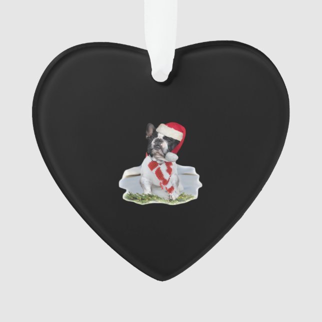 French Bulldog Christmas Day Holidays Gifts Classi Ornament (Front)