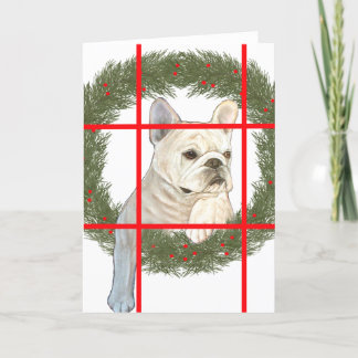 French Bulldog Christmas Design Holiday Card