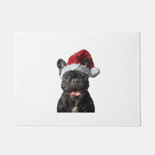 French Bulldog Christmas  Doormat