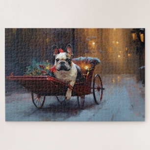 French Bulldog Christmas Festive Season Jigsaw Puzzle