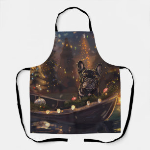 French Bulldog Christmas Festive Voyage Apron
