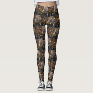 French Bulldog Christmas Festive Voyage Leggings
