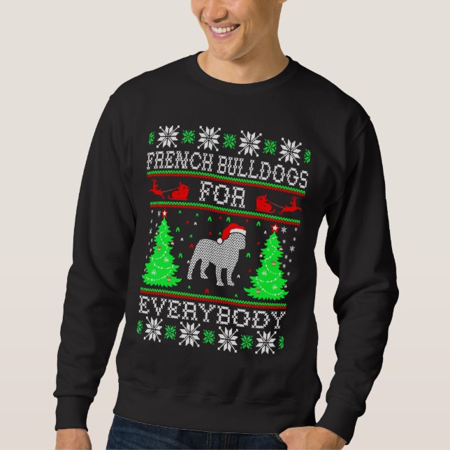 French Bulldog Christmas For Sweatshirt (Front)