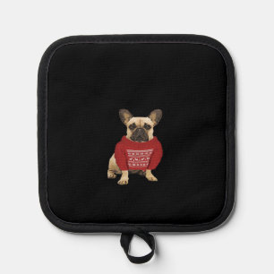 French Bulldog Christmas gifts and christmas sweat Pot Holder
