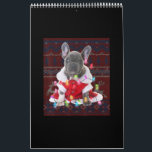 French Bulldog Christmas Lights Ugly Sweater Dog Calendar<br><div class="desc">French Bulldog Christmas Lights Ugly Sweater Dog A Bulldog makes it better. Cute bulldog gifts for Bulldog lovers and Bulldog dog owners who got a new Bulldog puppy dog. Bulldog mum, Bulldog dad. Bulldog gifts for men, boys and girls. Bulldog stuff for kids, youth, girls and boys. Makes an ideal...</div>
