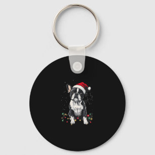 French Bulldog Christmas Lights Xmas Dogs Gifts Me Key Ring
