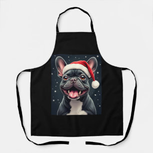 French Bulldog Christmas Long Sleeve T-Shirt Apron