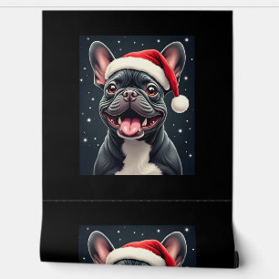 French Bulldog Christmas Long Sleeve T-Shirt Wallpaper