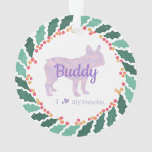 French Bulldog Christmas Ornament – Custom Gift