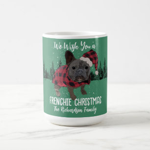 French Bulldog Christmas Personalised Dog Frenchie Coffee Mug