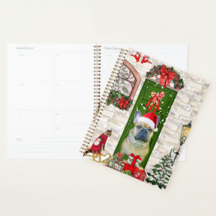 French Bulldog Christmas   Planner