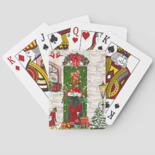 French Bulldog Christmas  Playing Cards