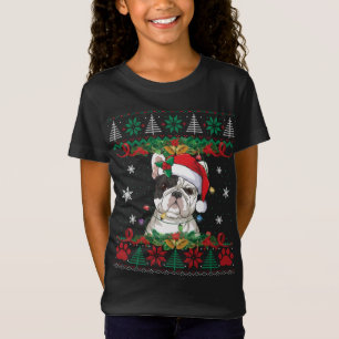 French Bulldog Christmas Santa Ugly Sweater Dog Lo