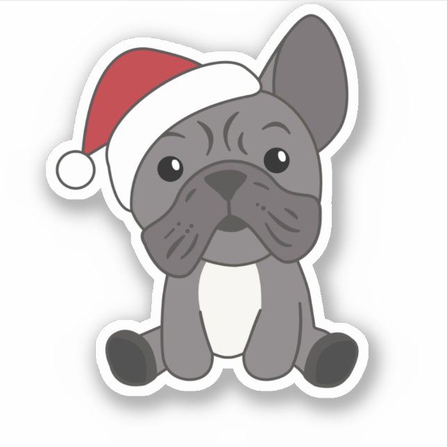 French Bulldog Christmas Snow Winter Animals (Front)