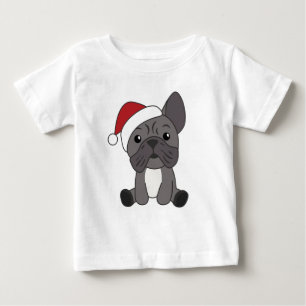 French Bulldog Christmas Snow Winter Animals Baby T-Shirt
