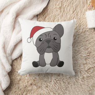 French Bulldog Christmas Snow Winter Animals Cushion