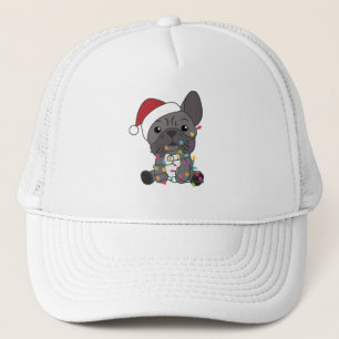 French Bulldog Christmas Snow Winter Animals Trucker Hat