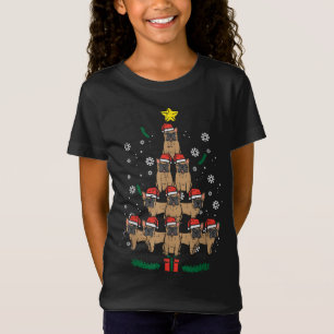 French Bulldog Christmas Tree Frenchie Dog Xmas T-Shirt