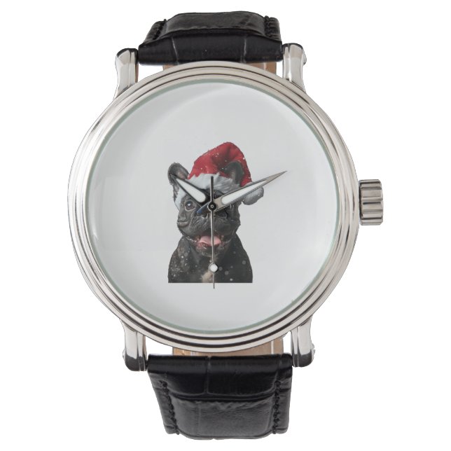 French Bulldog Christmas  Watch (Front)