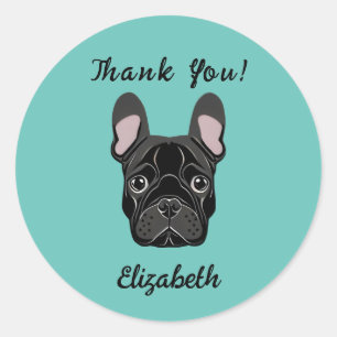 French Bulldog Classic Round Sticker