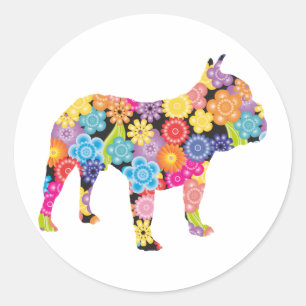 French Bulldog Classic Round Sticker