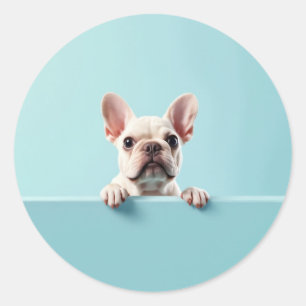 French Bulldog Classic Round Sticker