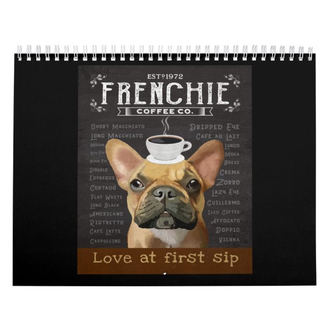 French Bulldog Coffee Calendar (Cover)