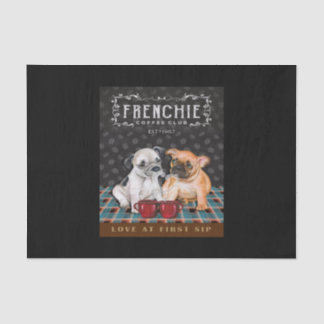 French Bulldog Coffee Club Tissue Paper