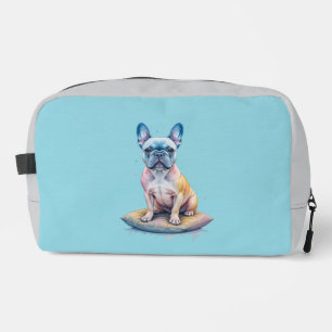 French Bulldog Colorful and Artistic Dopp Kit