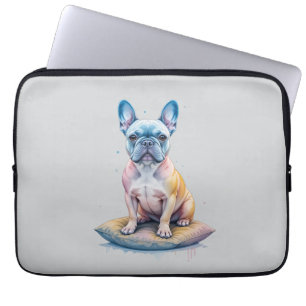 French Bulldog Colorful and Artistic Laptop Sleeve