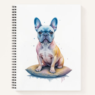 French Bulldog Colorful and Artistic Notebook