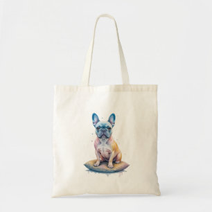 French Bulldog Colorful and Artistic Tote Bag
