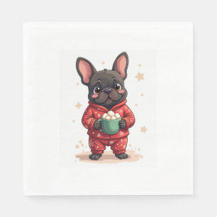 French Bulldog Cosy Cocoa dog Napkin