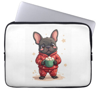 French Bulldog Cozy Cocoa Laptop Sleeve