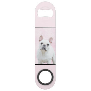 French Bulldog (Cream/White) Painting - Dog Art