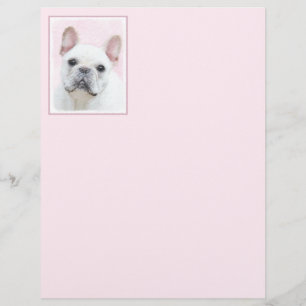 French Bulldog (Cream/White) Painting - Dog Art