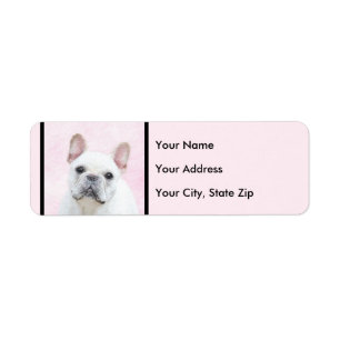 French Bulldog (Cream/White) Painting - Dog Art