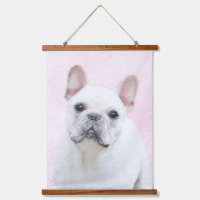 French Bulldog (Cream/White) Painting - Dog Art