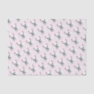 French Bulldog (Cream/White) Painting - Dog Art Tissue Paper